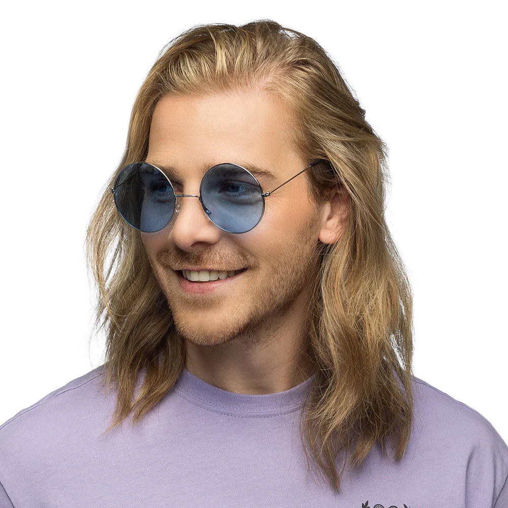 Hippie bril XL blauw - Image 3