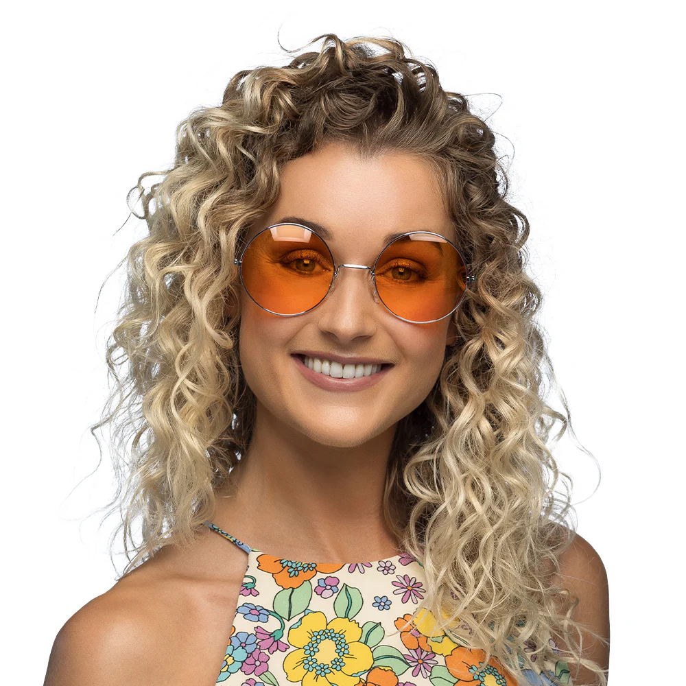 Hippie bril XL oranje - Image 3