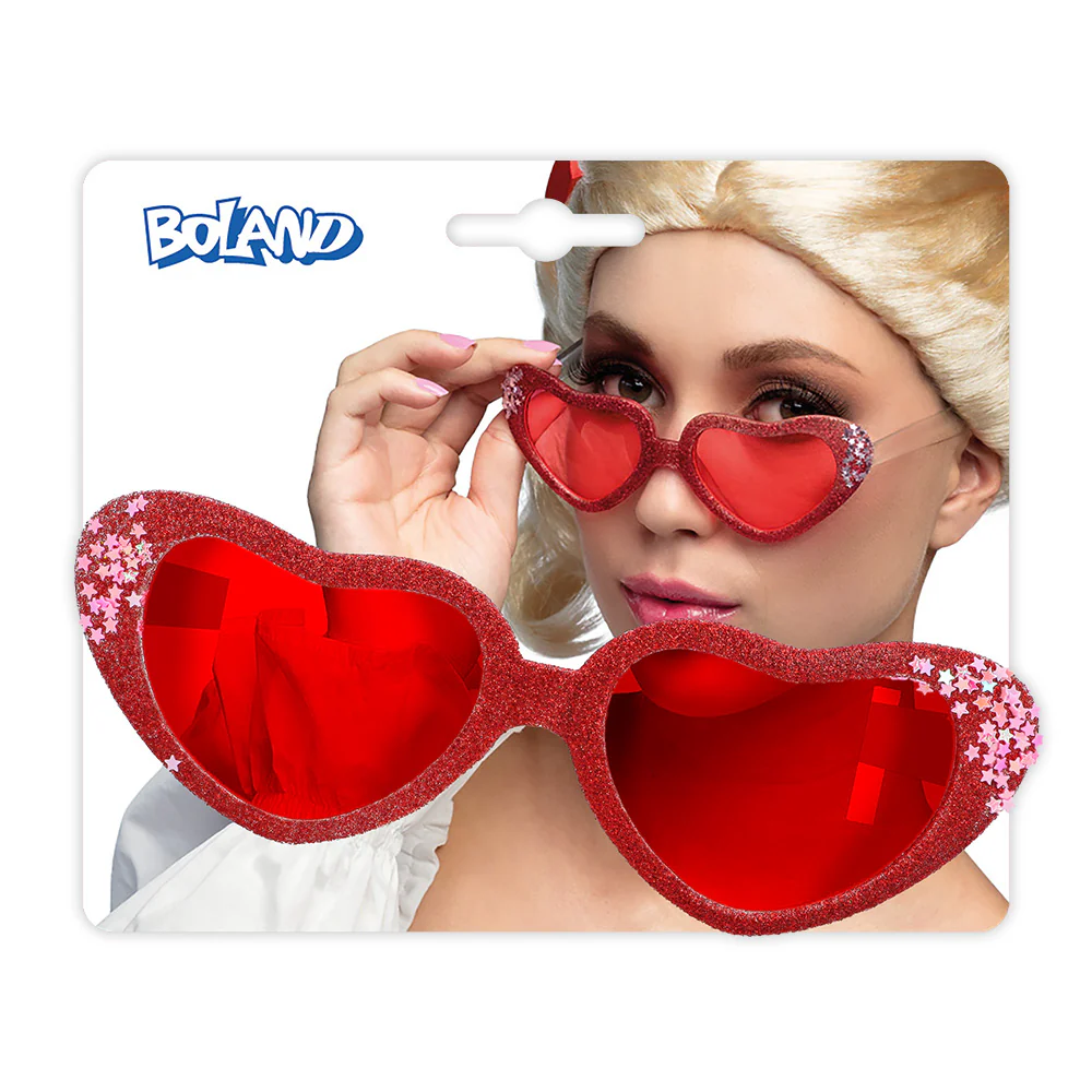 Hartjes bril Love rood - Image 5