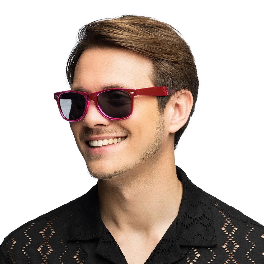 Partybril Metallic roze - Image 3