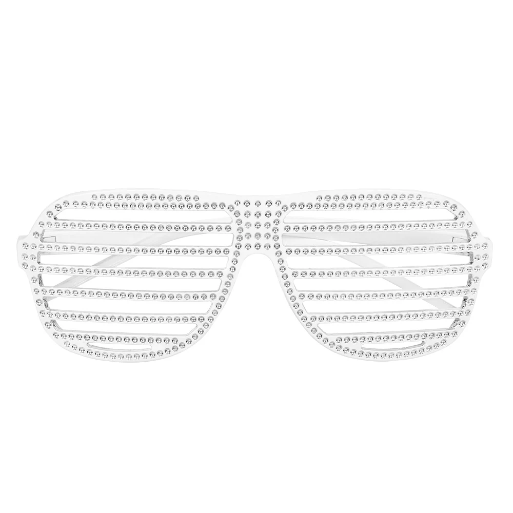 Bril luikjes Spectacular wit