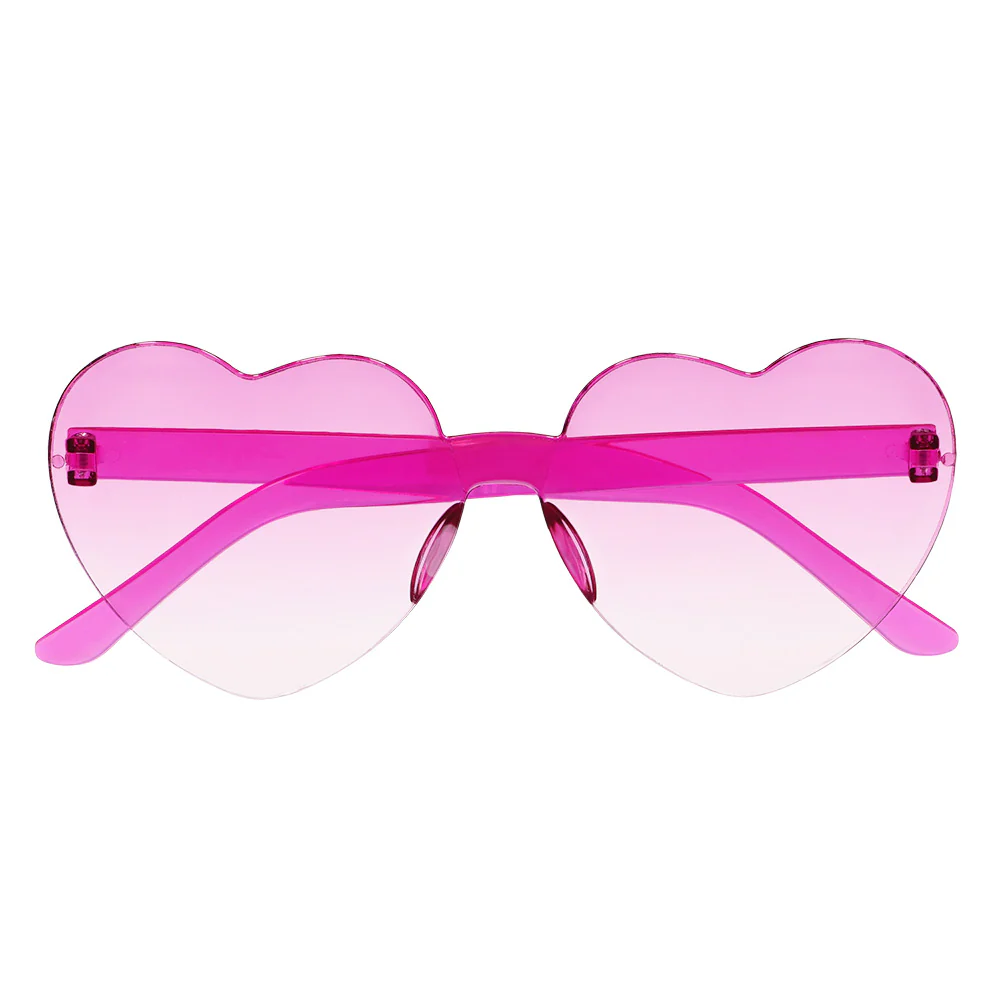 Partybril Festival hartjes roze