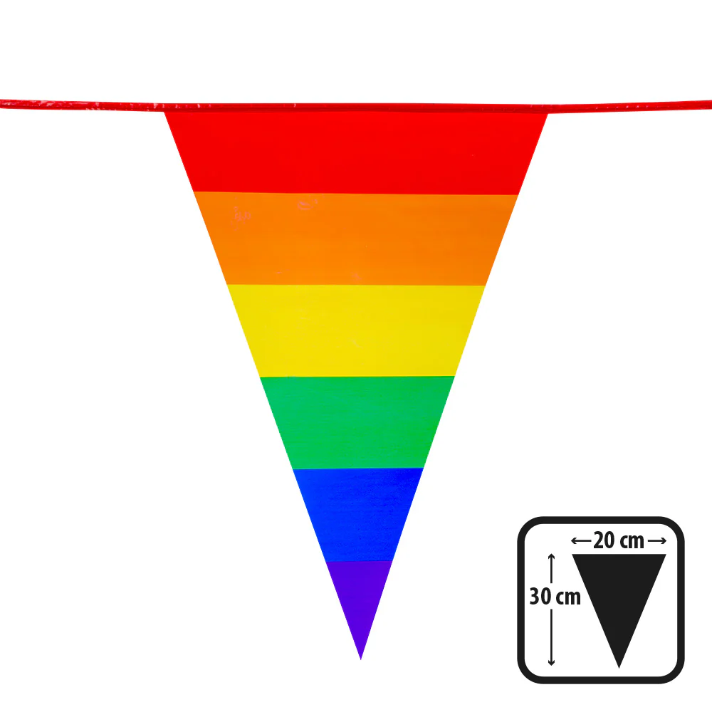 PE vlaggenlijn Regenboog - Image 2