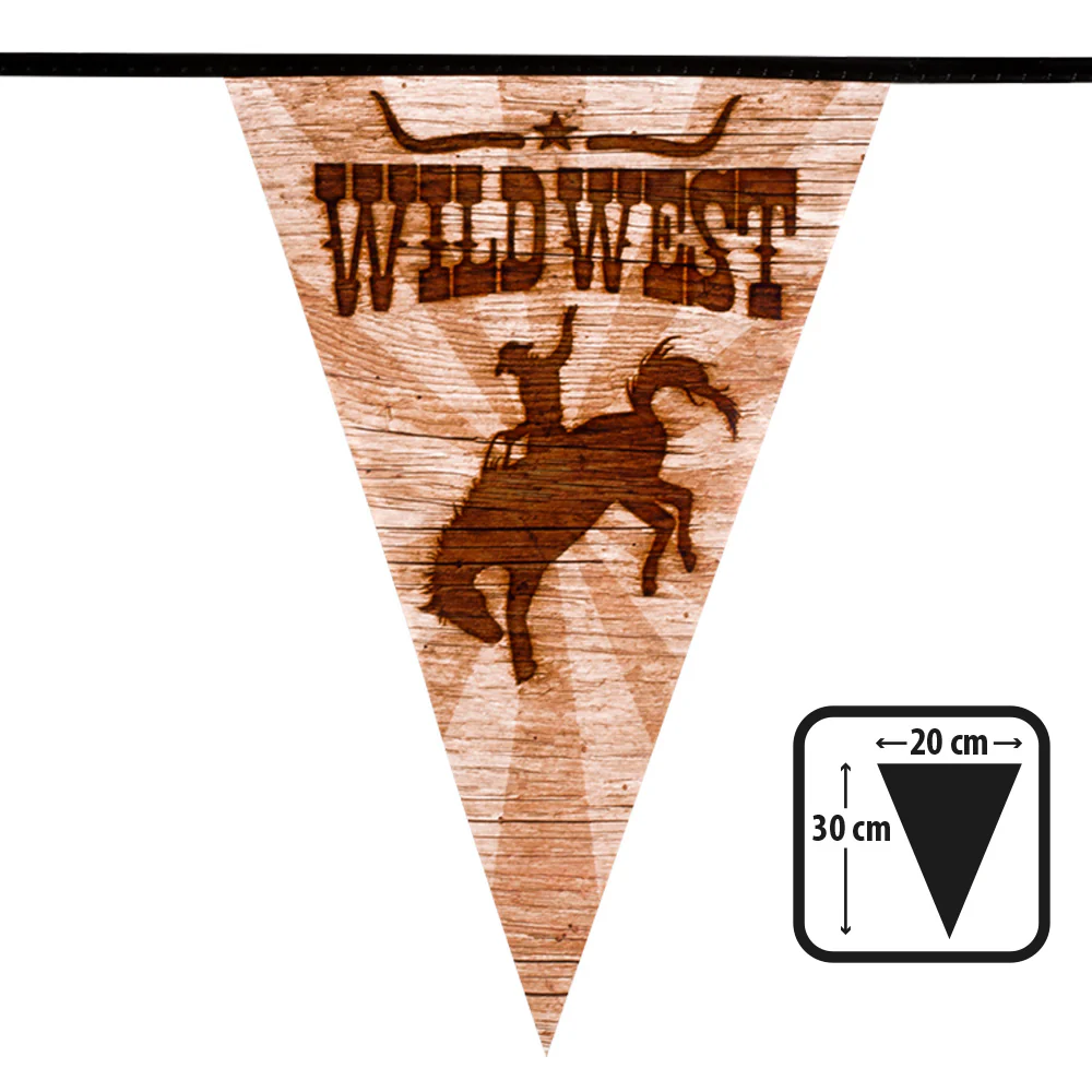 PE vlaggenlijn 'Wild West' - Image 2