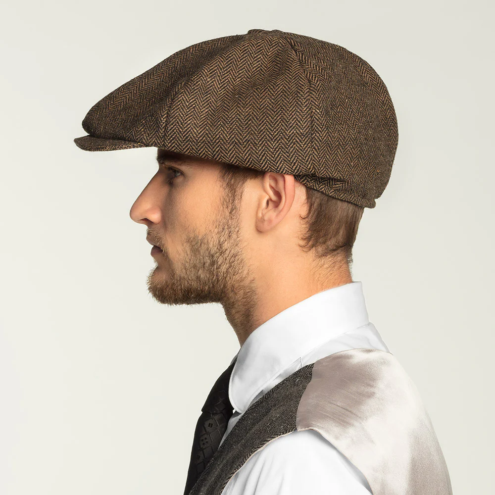Peaky blinders pet plat bruin - Image 3