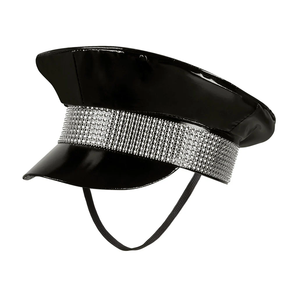 Rocker pet zwart glitters