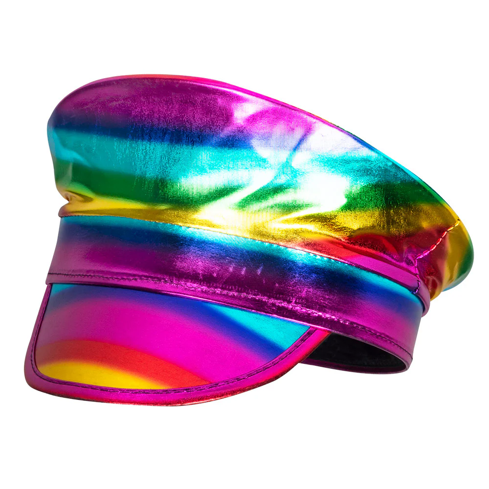 Regenboog kapitein pet glimmend