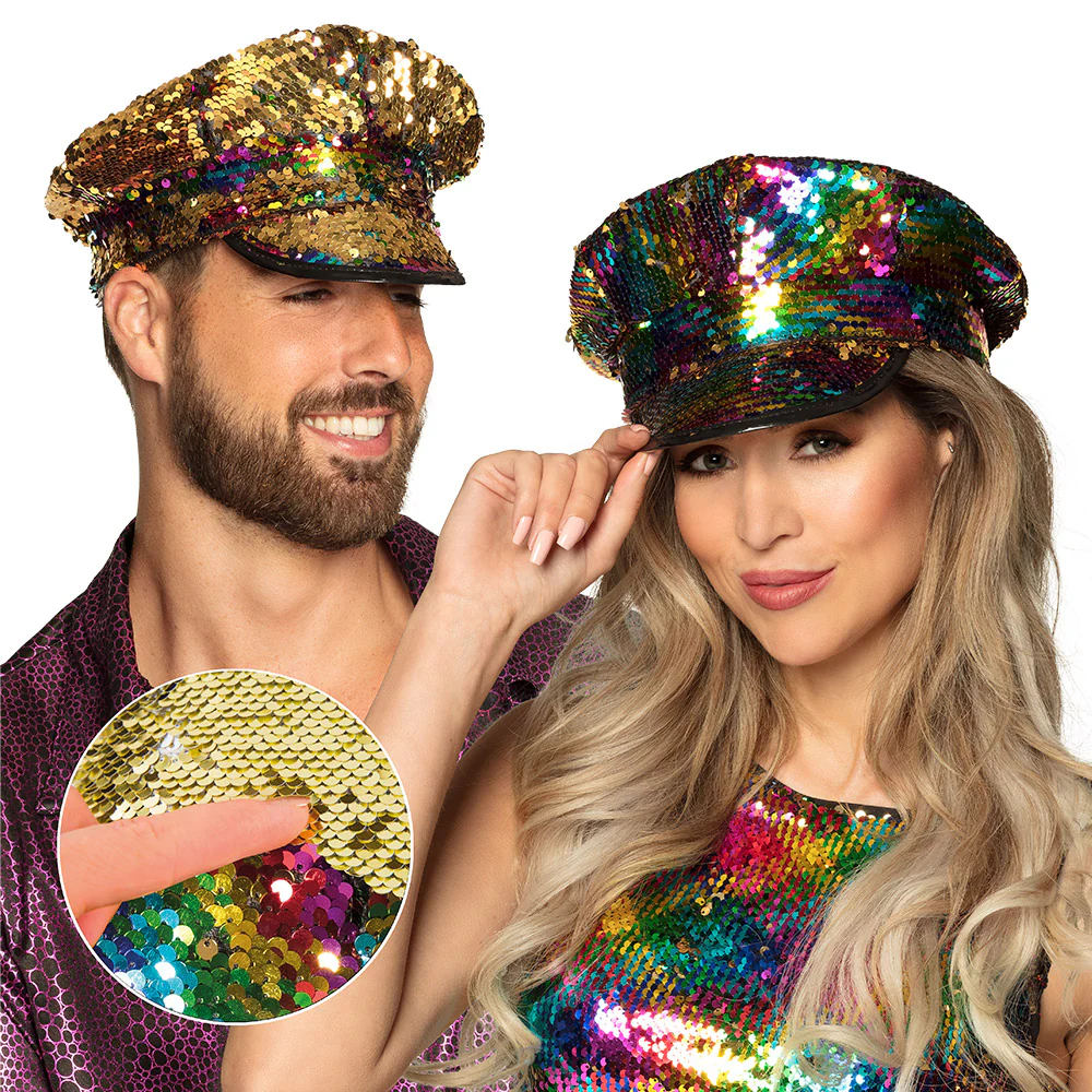 Pet Kapitein regenboog goud - Image 2