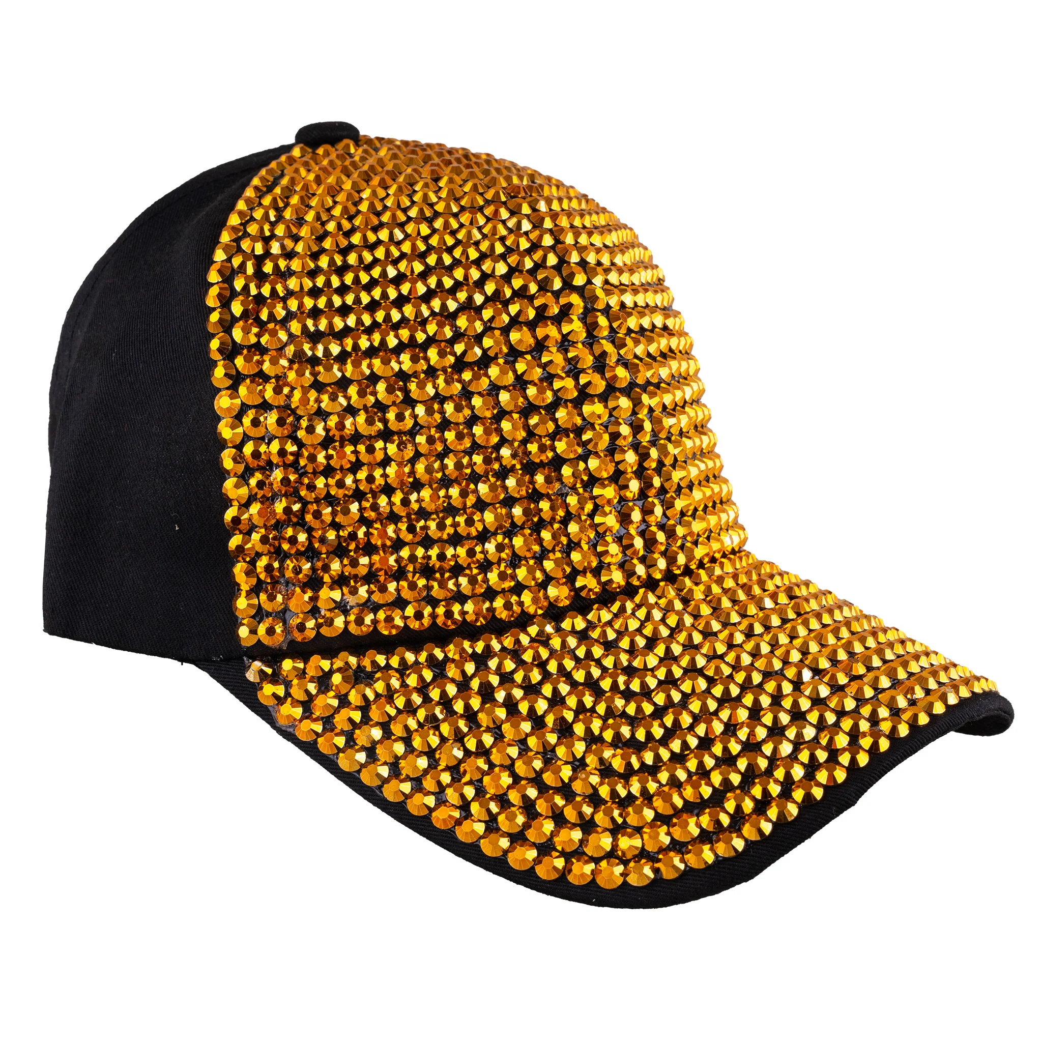 Pet met strass goud