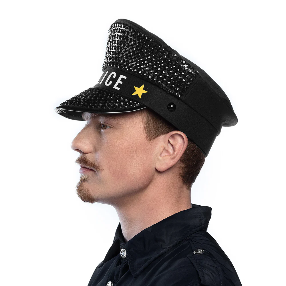 Politiepet 'POLICE' sparkle - Image 4