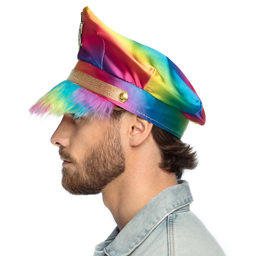Regenbooghoed met plushe - Image 4