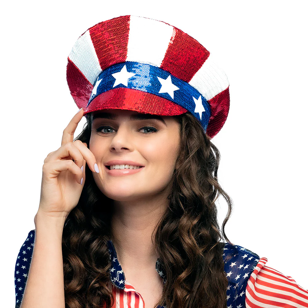 Pet USA Amerika met glitters - Image 2