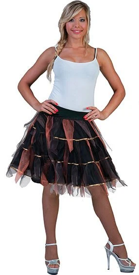 Petticoat tule rok zwart goud - Image 3