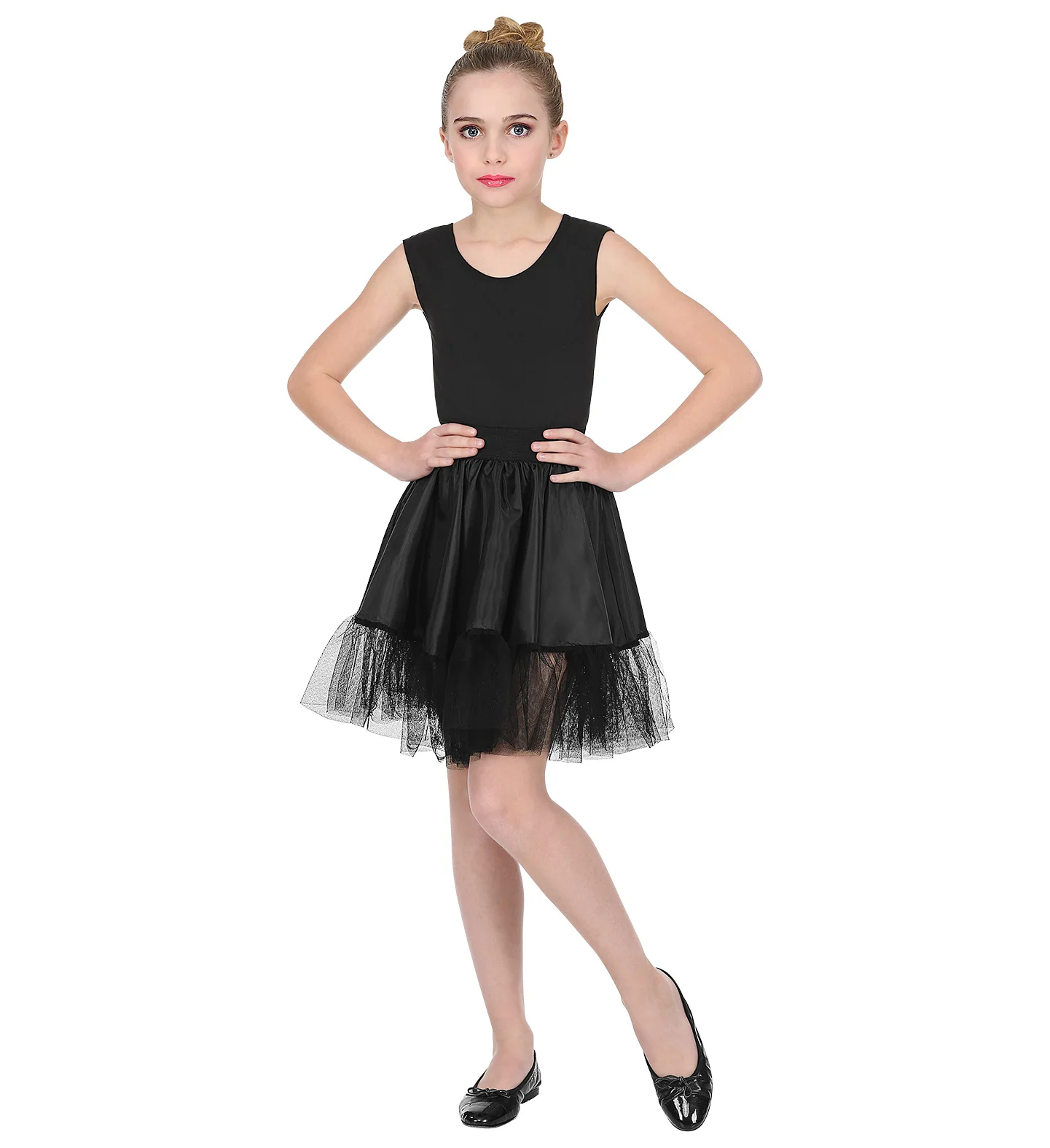 Zwarte petticoat kind one size - Image 2