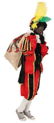 Piet plushe zwart/rood - Image 2