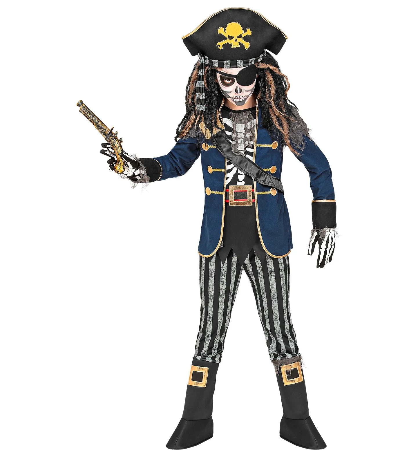 Skelet piraten pak kinderen - Image 2