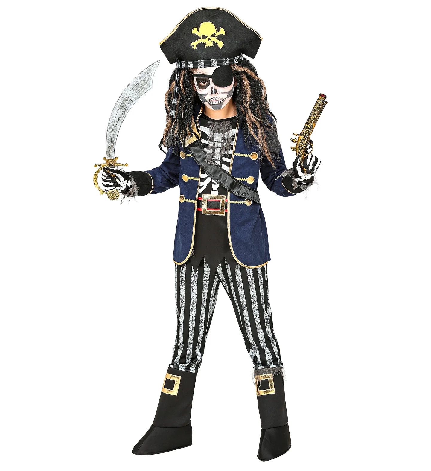 Skelet piraten pak kinderen - Image 4