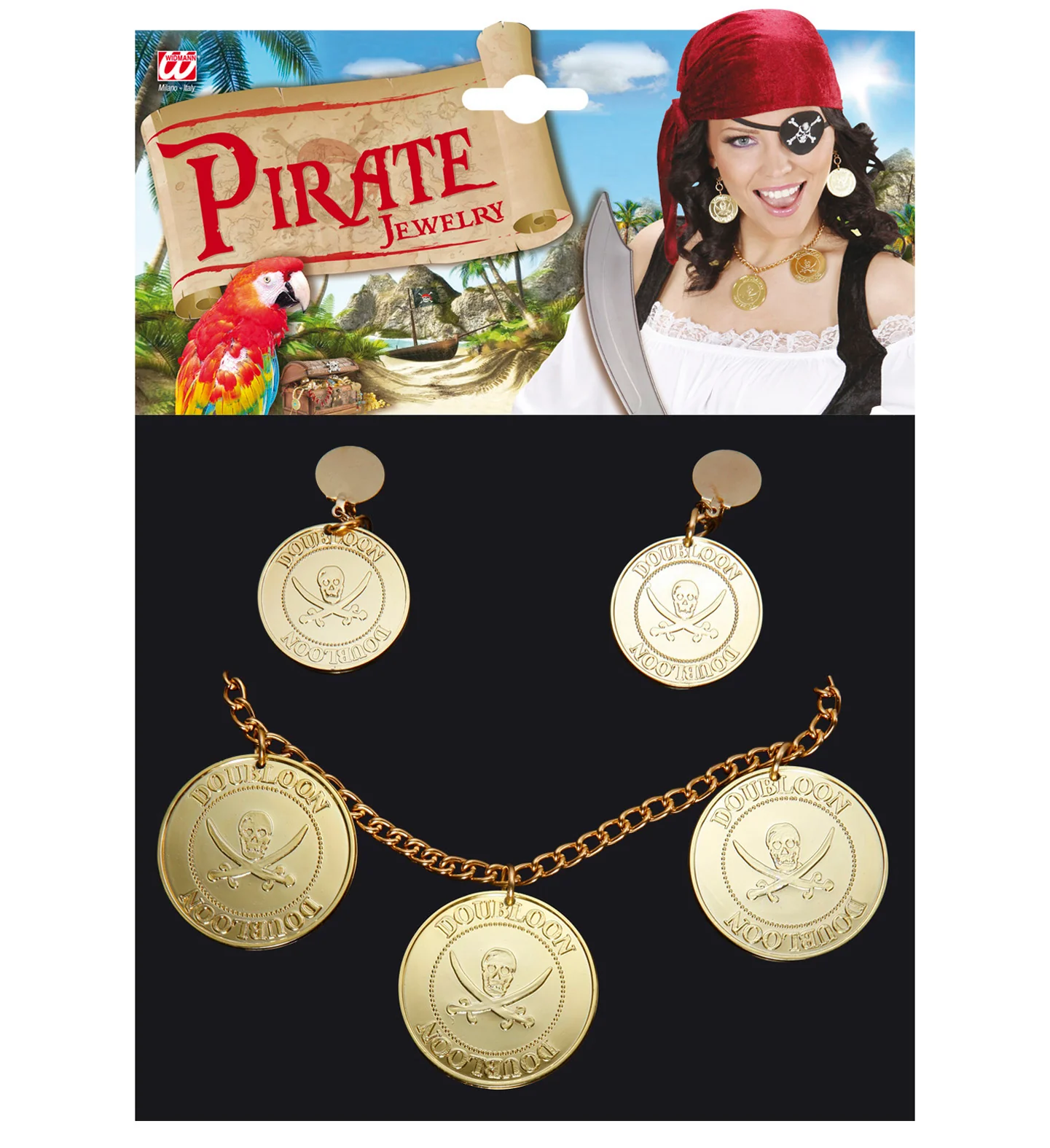Piraten ketting en oorbellen - Image 4
