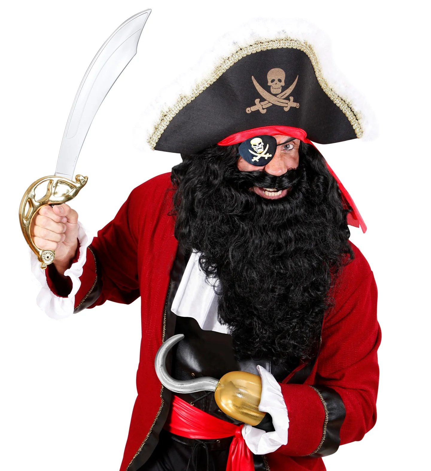 Piratenhaak met zwarte mouw - Image 2