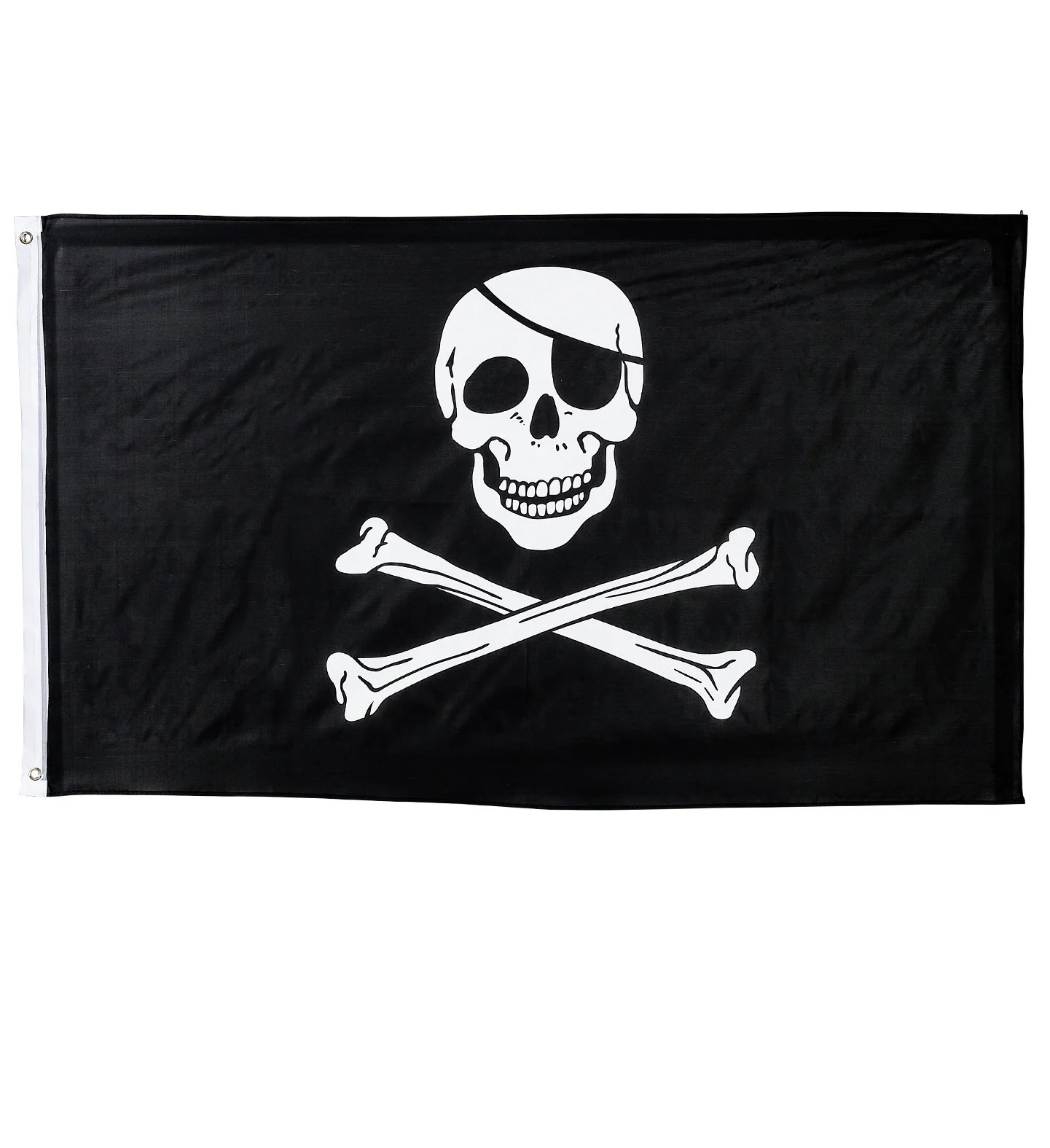 Zwarte piratenvlag doodshoofd