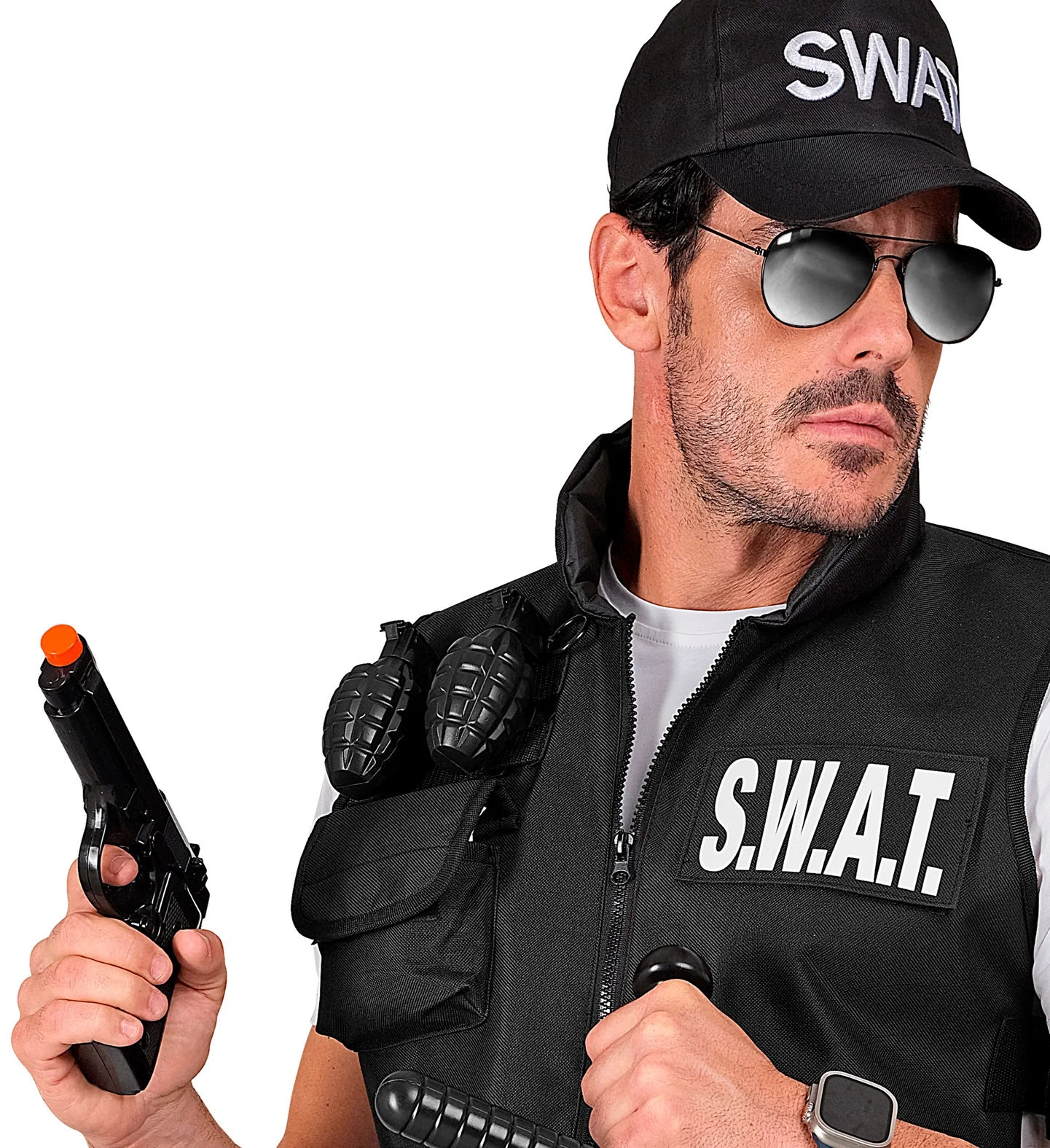 Nep pistool zwart Bram - Image 2