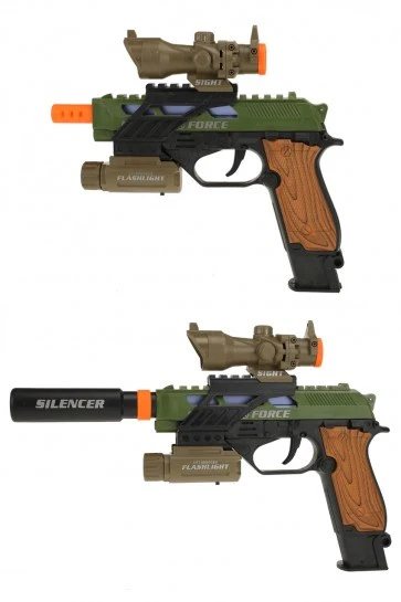 Pistool militair licht en geluid - Image 3