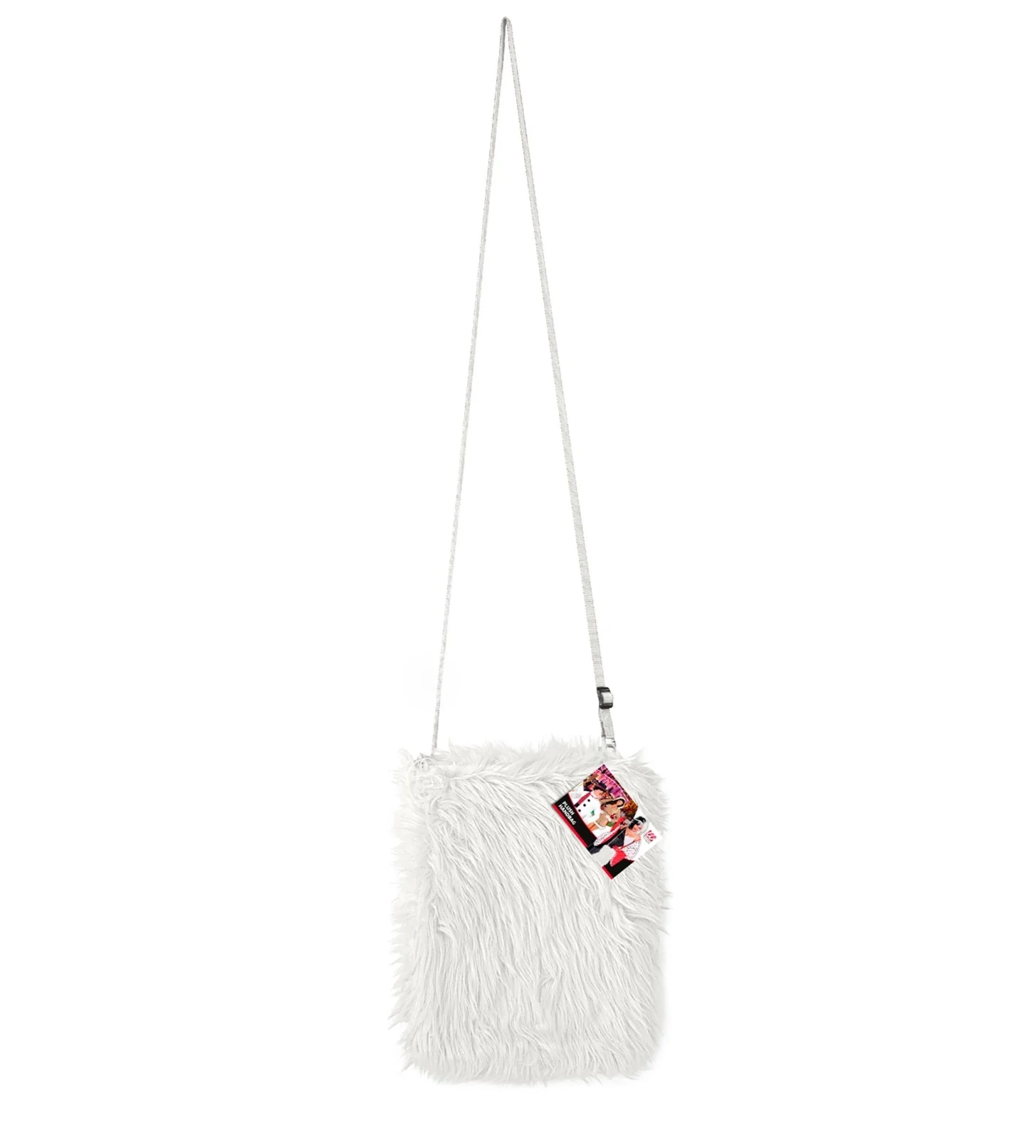 Witte pluche handtas - Image 4