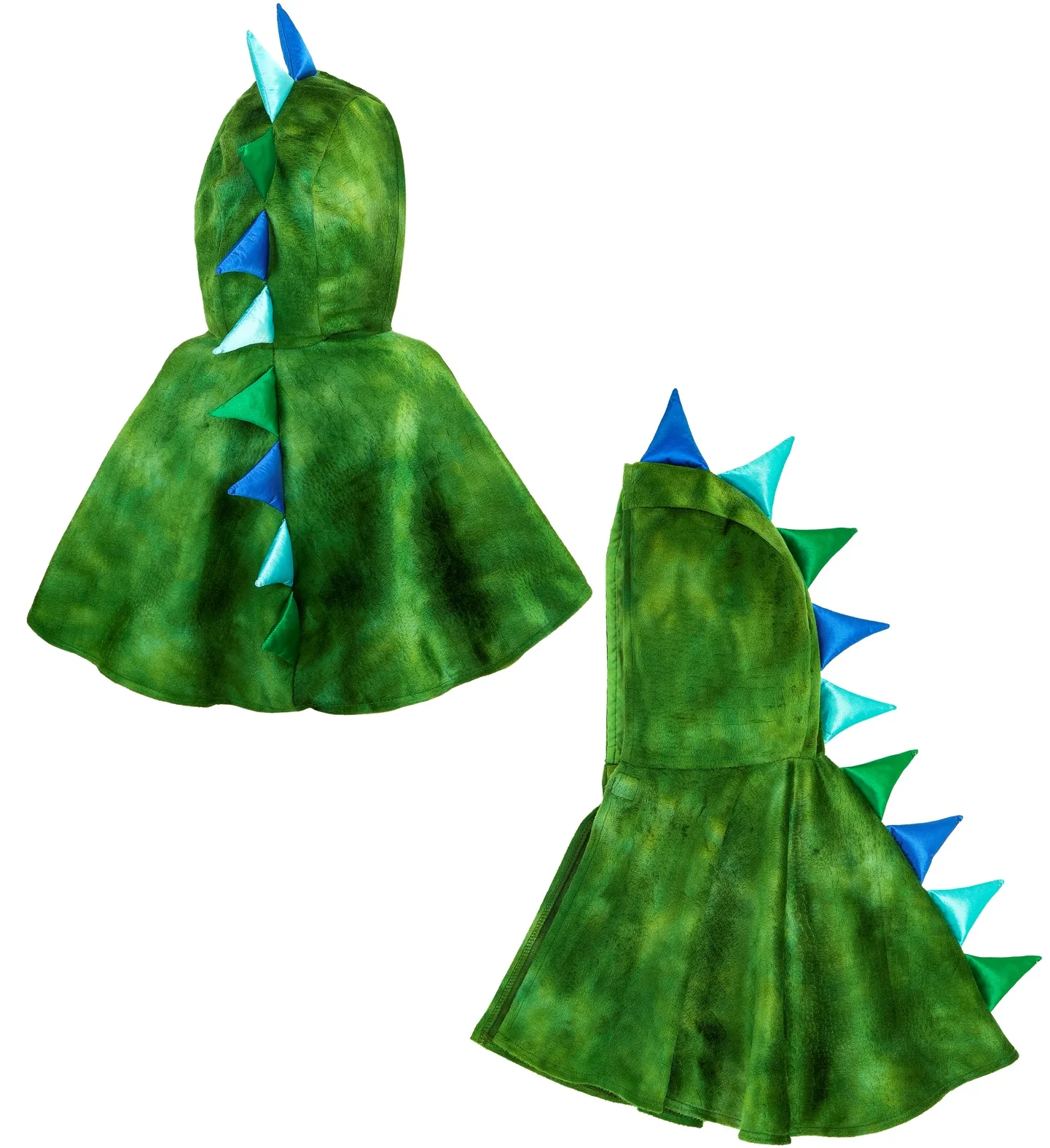 Pluche poncho met muts dino - Image 6
