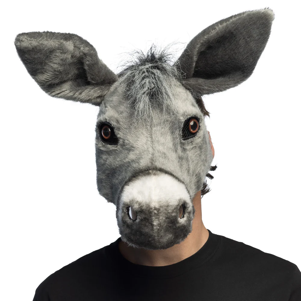 Pluchen masker Ezel