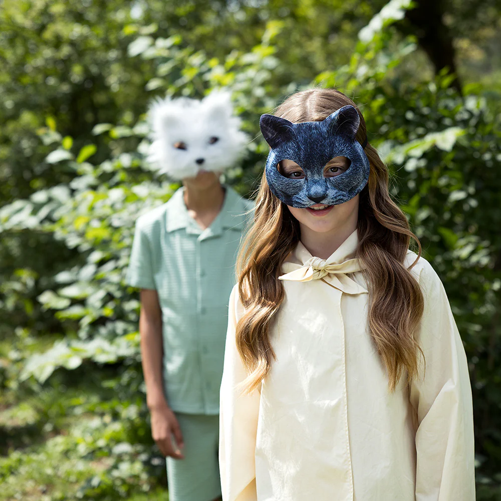Pluchen masker witte kat - Image 5