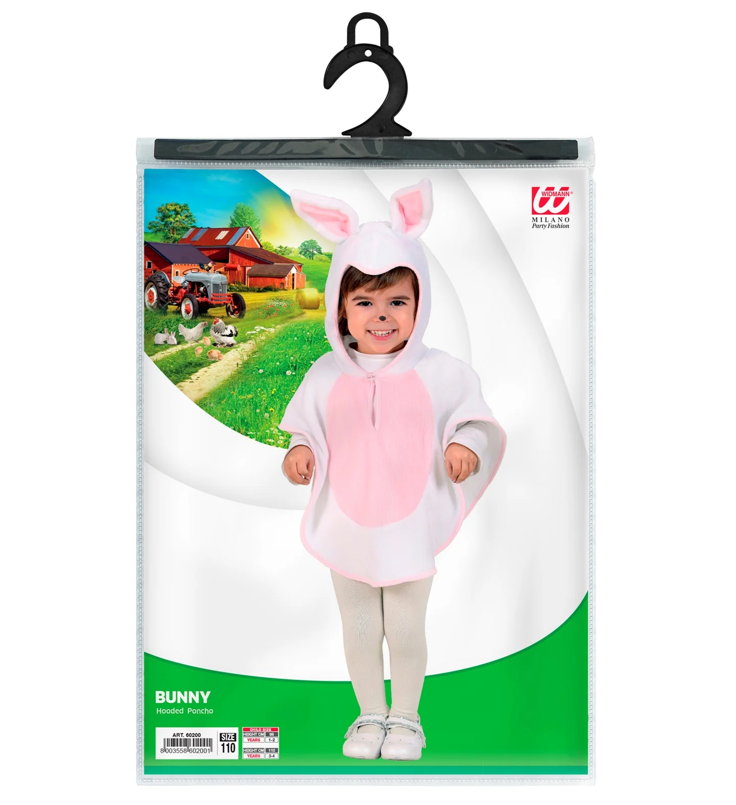 Konijnen poncho kinderen - Image 3