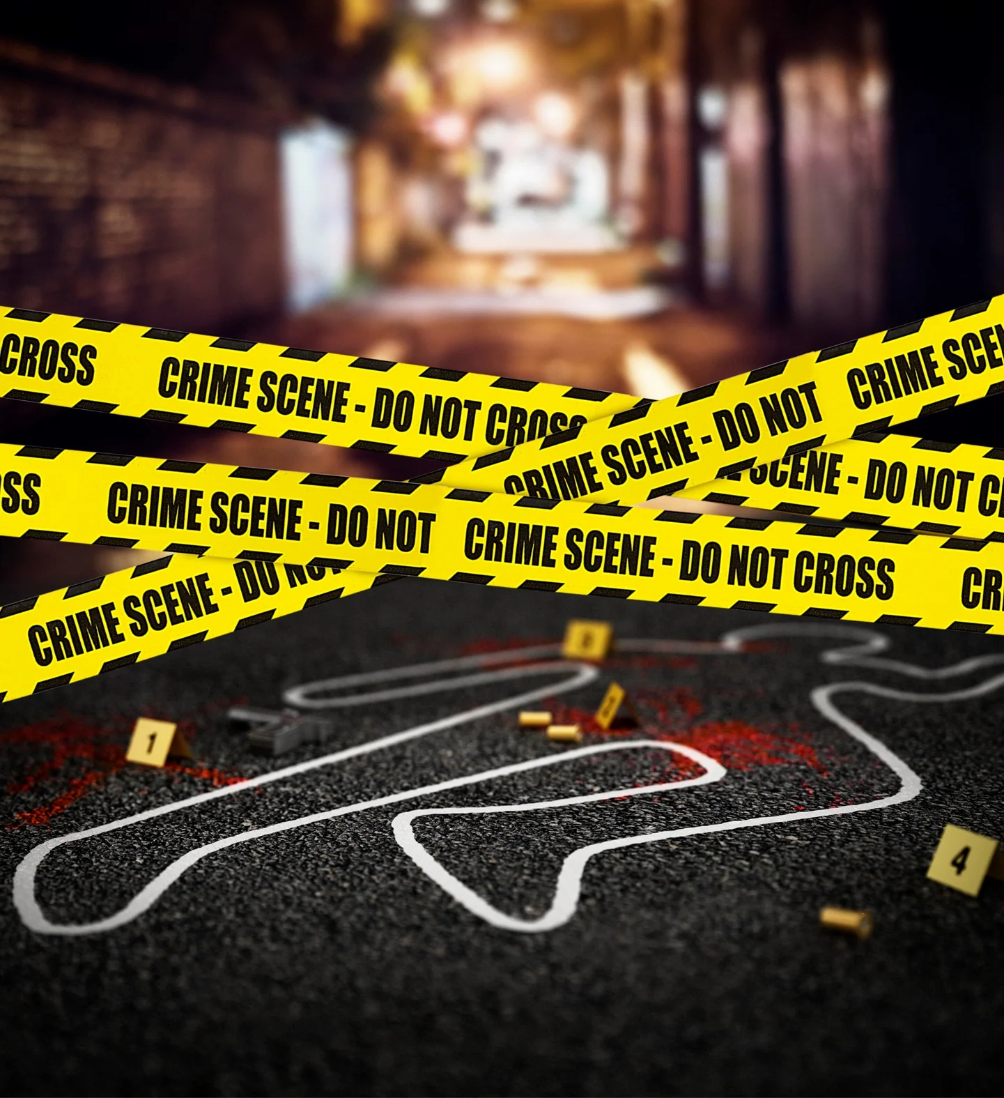Afzetlint Crime Scene do not cross politie - Image 3