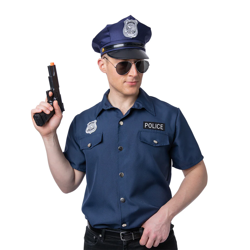 Politie shirt George donkerblauw - Image 2