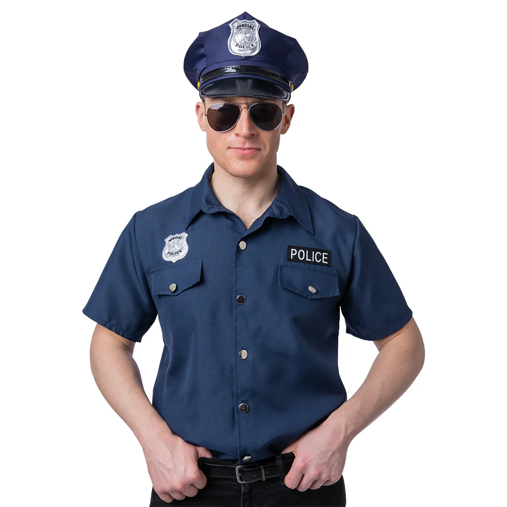 Politie shirt George donkerblauw - Image 3
