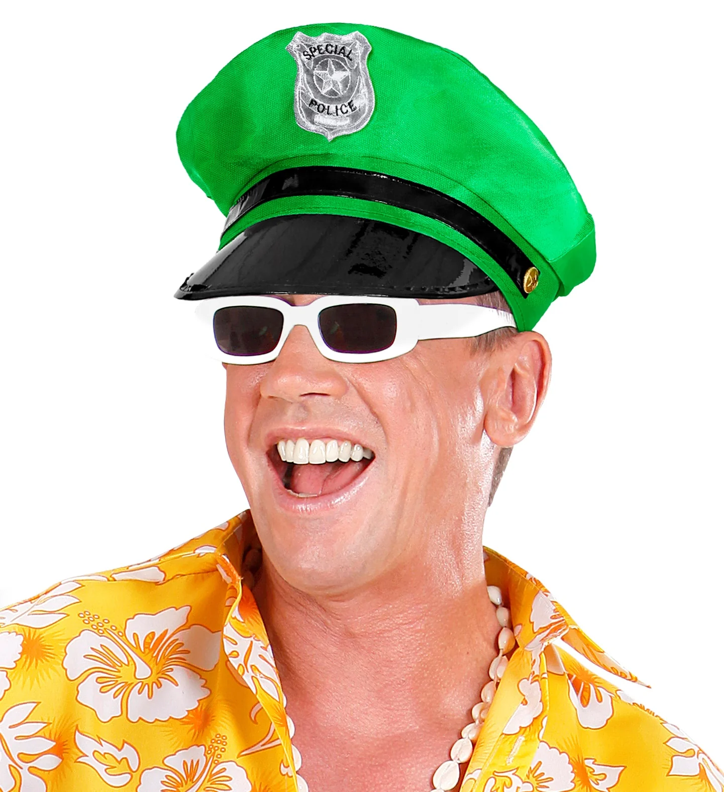 Politiepet neon groen - Image 3