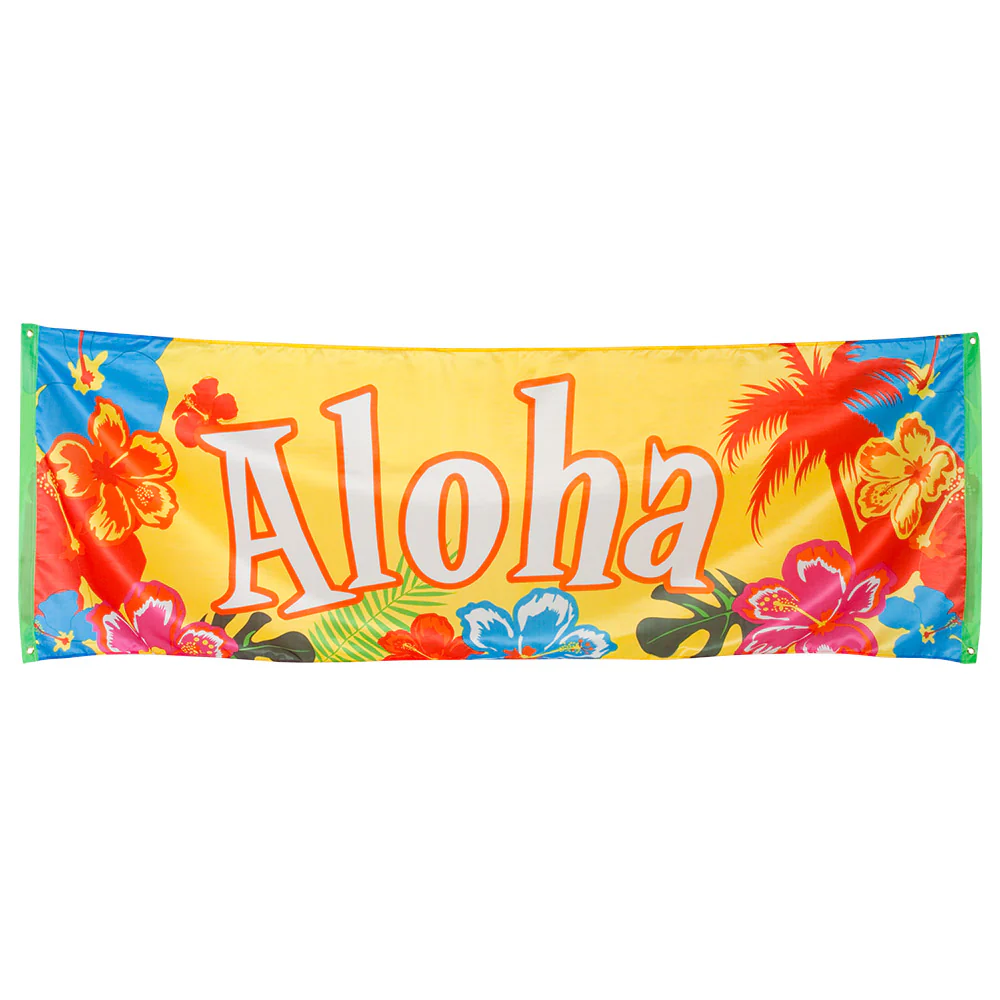 Polyester banner 'Aloha'