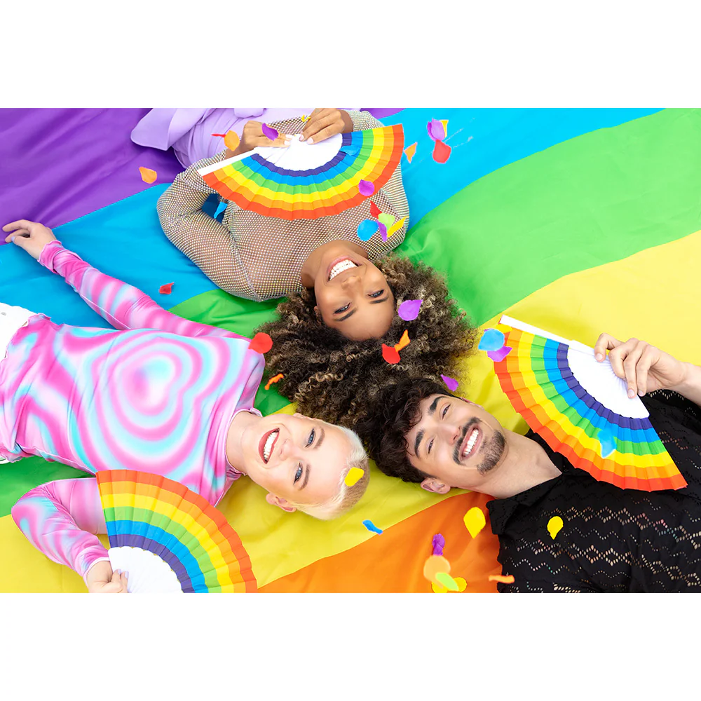 Polyester reuzenvlag Regenboog - Image 2