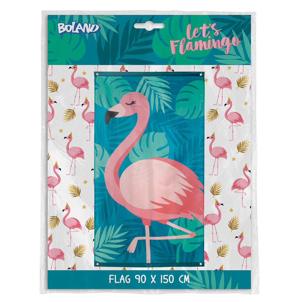 Polyester vlag Flamingo - Image 2
