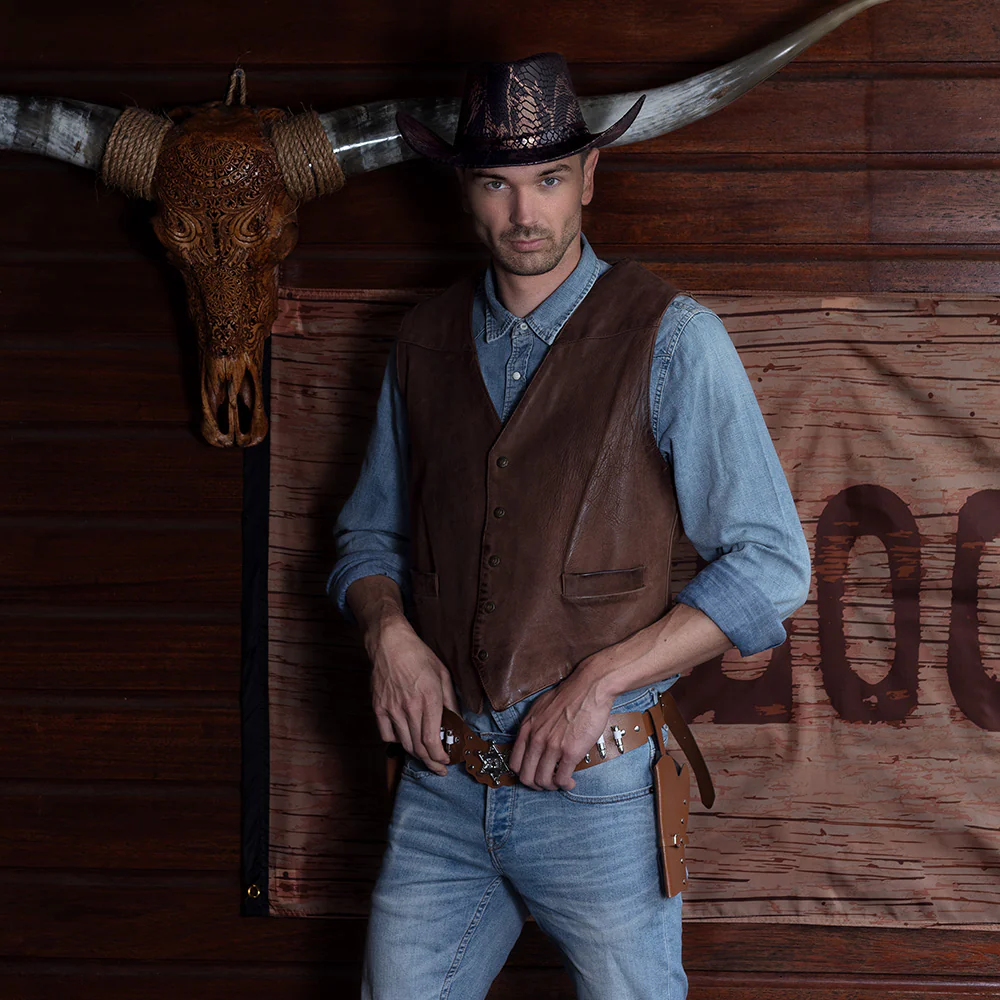 Polyester vlag Wild West 'Saloon' - Image 3
