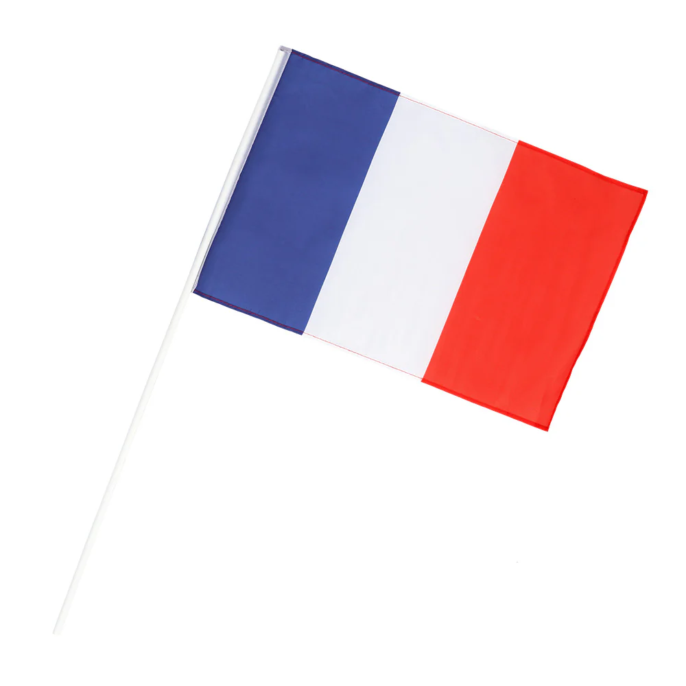 Polyester zwaaivlag Frankrijk - Image 2