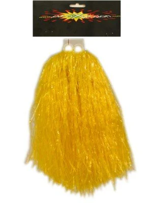 Pom pom Cheerleader ringgreep geel