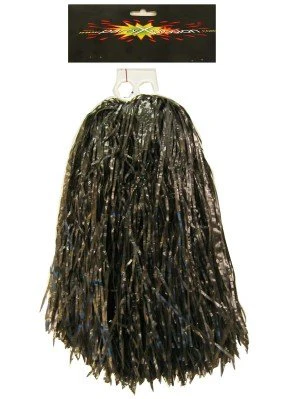 Pom pom Cheerleader ringgreep zwart