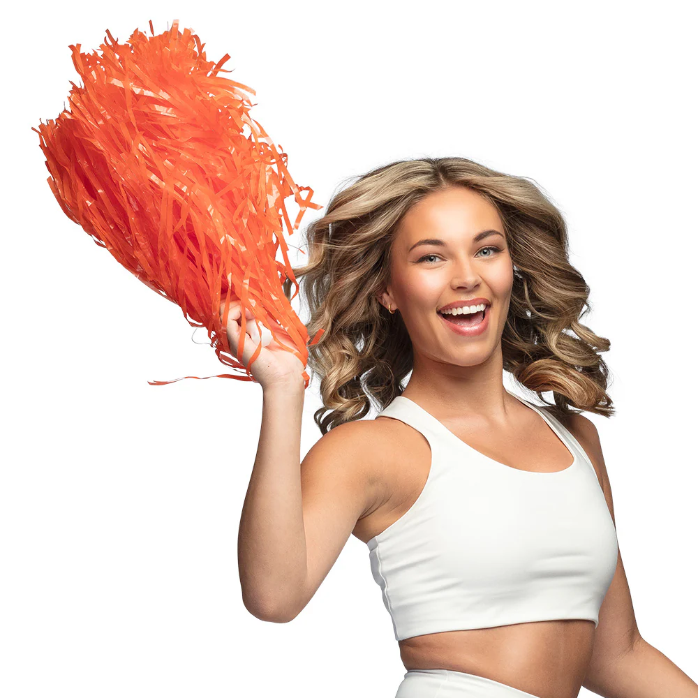 Pompom oranje - Image 2