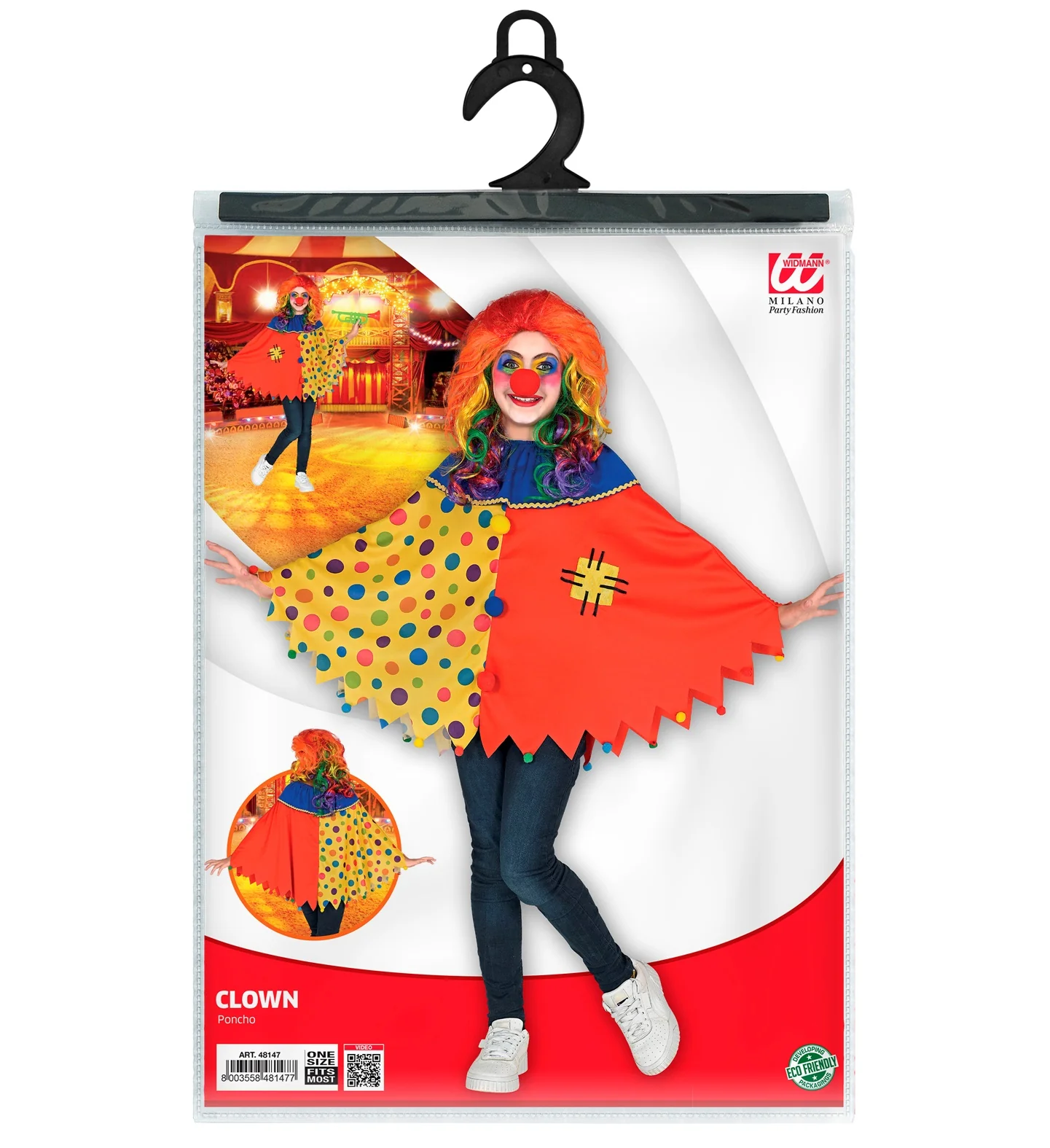 Clown poncho kinderen - Image 5