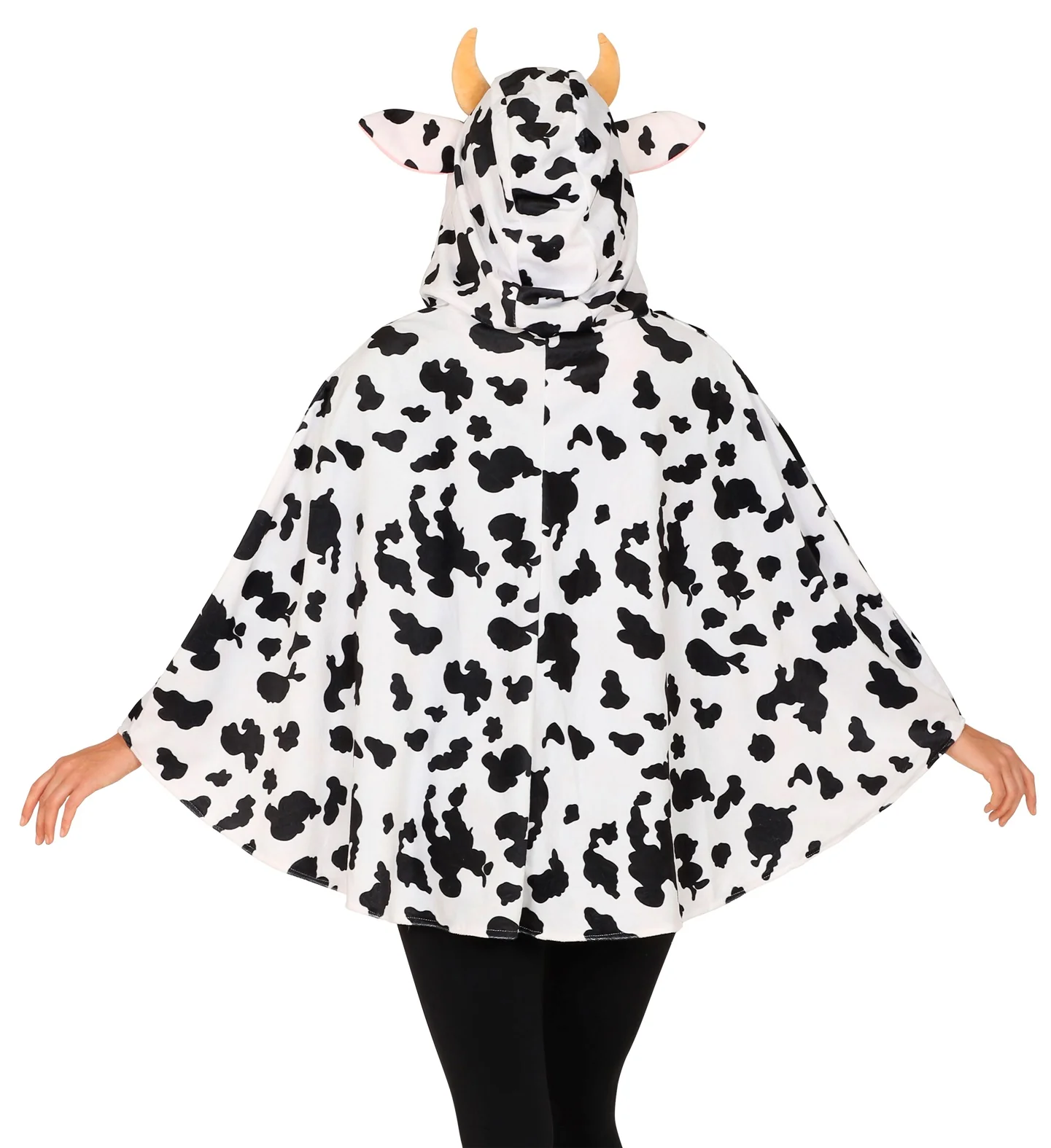Koeien poncho met muts volwassenen - Image 3