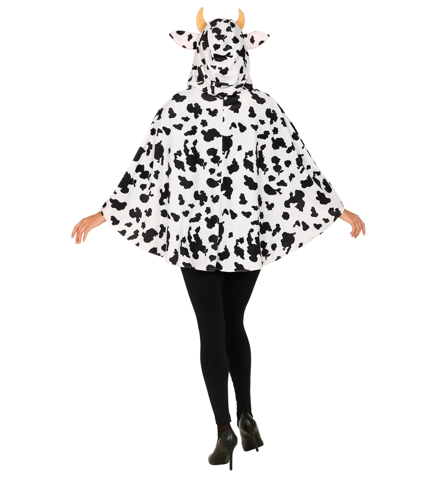 Koeien poncho met muts volwassenen - Image 4