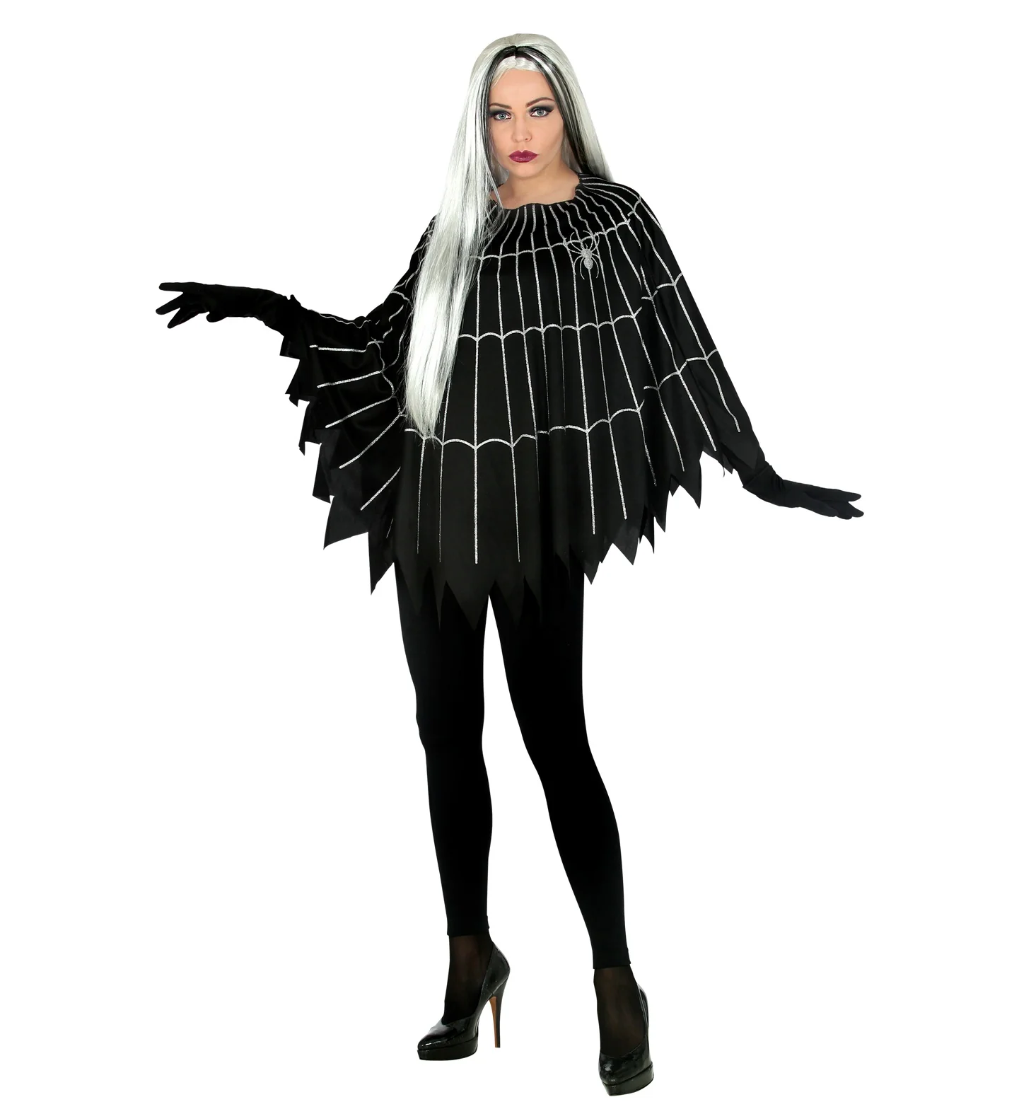 Spinnenweb poncho volwassenen - Image 2