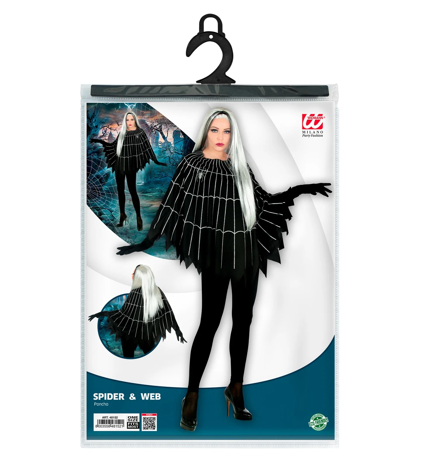 Spinnenweb poncho volwassenen - Image 5