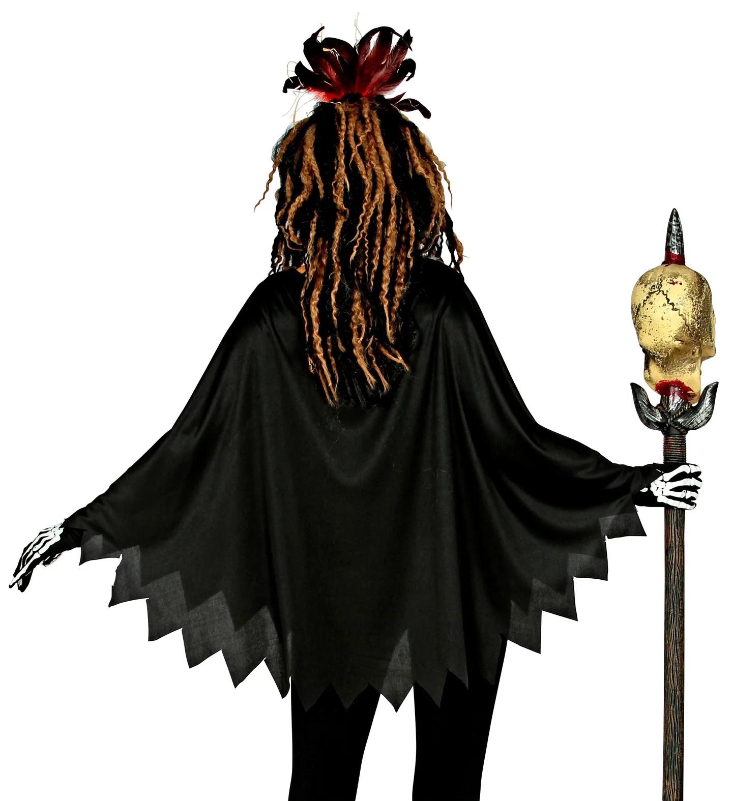 Voodoo priester poncho volwassenen - Image 3