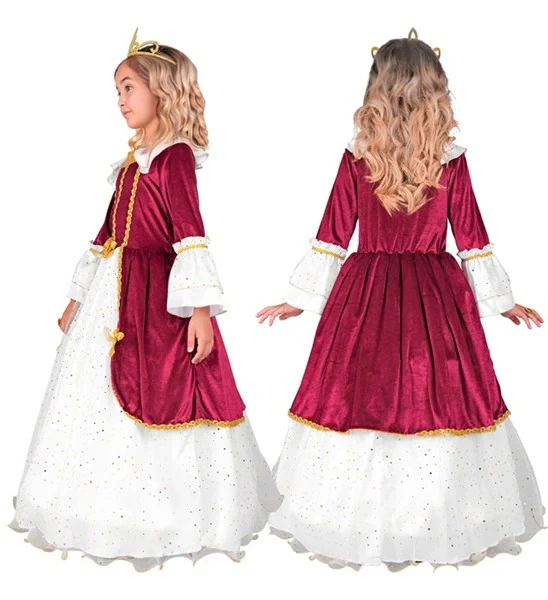 Prinses rood kostuum Luuke kinderen - Image 2